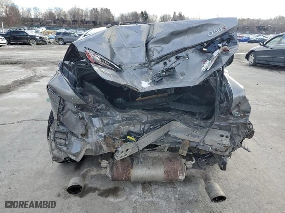 2018 Infiniti Q50 RED SPORT 400 with VIN JN1FV7AR2JM481755, listed as a Copart auction lot 88328505 with 0 mi miles and Salvage Title. Bid and sale history available at carsss.com. Image 6.