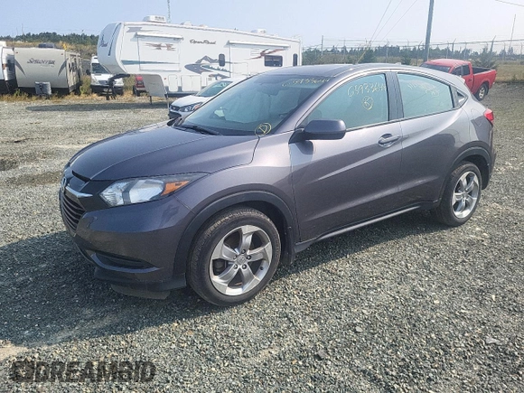 2018 Honda HR-V LX with VIN 3CZRU6H38JM104418, listed as a Copart auction lot 65933644 with 52,254 mi miles and Salvage Title. Bid and sale history available at carsss.com. Image 1.
