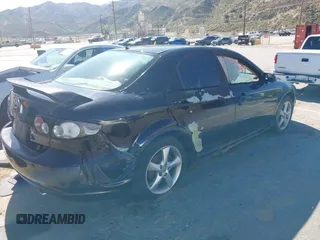 2008 Mazda 6 i Sport VE with VIN 1YVHP80C985M39391, listed as a IAAI auction lot 42009104 with 177,399 mi miles. Bid and sale history available at carsss.com. Image 4.