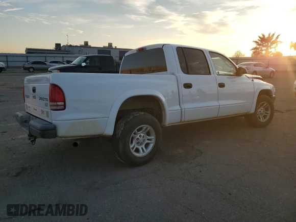 2004 Dodge Dakota Sport with VIN 1D7HL38K74S663700, listed as a Copart auction lot 86971564 with 0 mi miles and Salvage Title. Bid and sale history available at carsss.com. Image 3.
