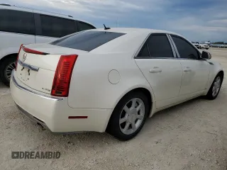 2008 Cadillac CTS RWD w/1SA with VIN 1G6DM577080100555, listed as a Copart auction lot 74930404 with 0 mi miles and Salvage Title. Bid and sale history available at carsss.com. Image 3.