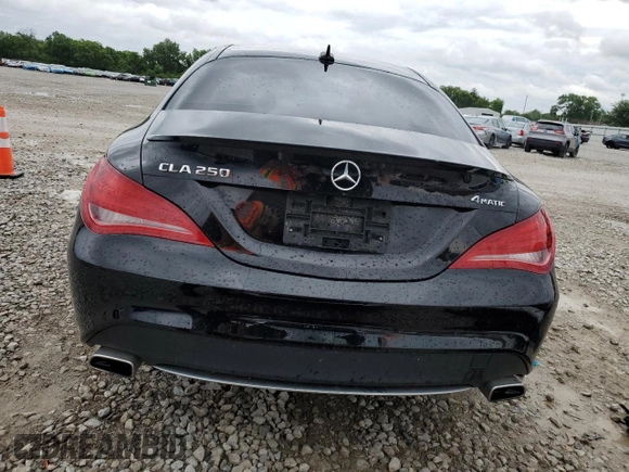 2015 Mercedes-Benz CLA 250 with VIN WDDSJ4GB2FN190079, listed as a Copart auction lot 58559595 with 71,711 mi miles and Salvage title. Bid and sale history available at DreamBid. Image 6.