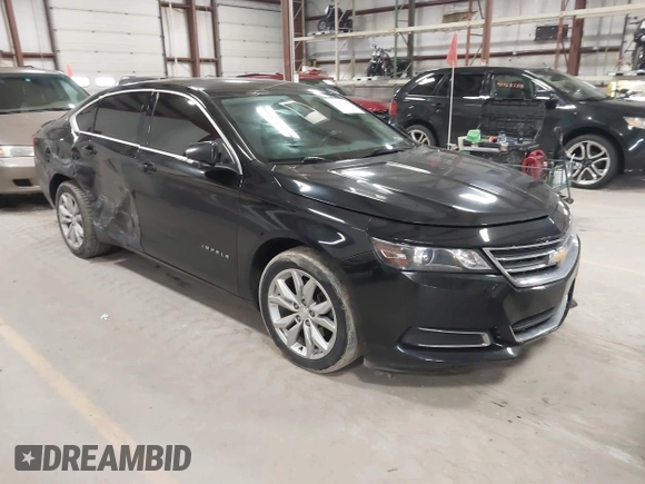 2017 Chevrolet Impala with VIN 1G1105S37HU202856, listed as a IAAI auction lot 41781610 with 138,354 mi miles and . Bid and sale history available at DreamBid. Image 1.