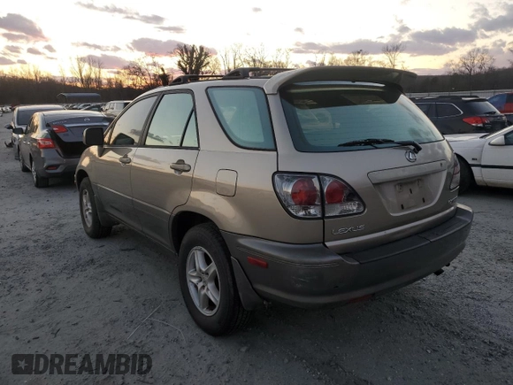 2002 Lexus RX 300 with VIN JTJHF10U520263577, listed as a Copart auction lot 41399495 with 180,833 mi miles and Clean Title. Bid and sale history available at DreamBid. Image 2.