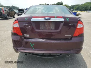 2012 Ford Fusion SEL with VIN 3FAHP0JG6CR353122, listed as a Copart auction lot 59359045 with 218,939 mi miles and Salvage title. Bid and sale history available at DreamBid. Image 6.
