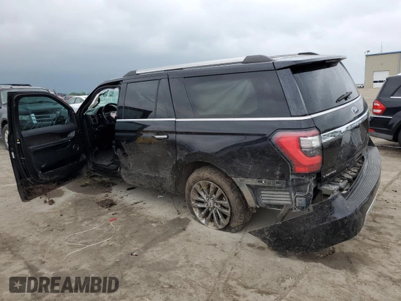 2020 Ford Expedition Max Limited z VIN 1FMJK1KT5LEA19352, wystawiony jako Copart lot #54981995 z przebiegiem 124 453 mil mil oraz Szkoda całkowita • Salvage title. Historia ofert i sprzedaży dostępna na DreamBid. Obrazek 2.