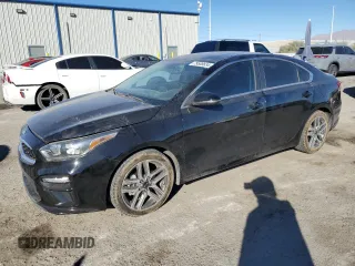 2021 Kia Forte EX with VIN 3KPF54AD7ME322040, listed as a Copart auction lot 79508634 with 60,686 mi miles and Salvage Title. Bid and sale history available at DreamBid. Image 1.