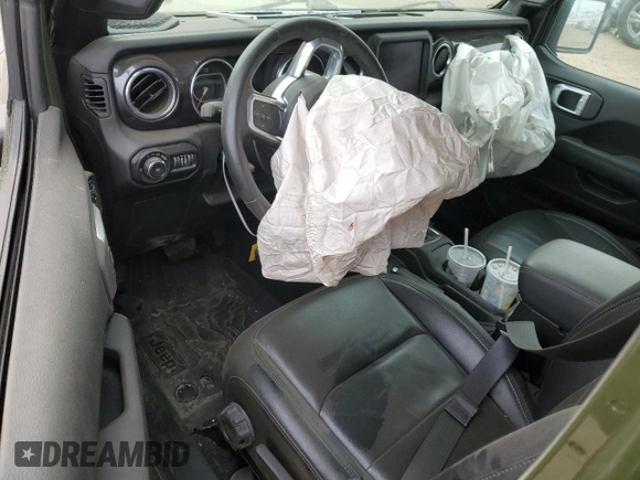 2021 Jeep Wrangler Unlimited Sahara Altitude с VIN 1C4HJXEN3MW668178, выставлен на аукционе Copart как лот 53570985 с пробегом Не указан миль и Списание • Salvage title. История ставок и продаж доступна на DreamBid. Изображение 8.