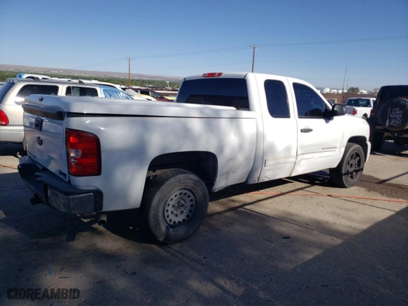 2011 Chevrolet Silverado 1500 LT with VIN 1GCRCSE07BZ381816, listed as a Copart auction lot 53696674 with 156,506 mi miles and Salvage Title. Bid and sale history available at carsss.com. Image 3.