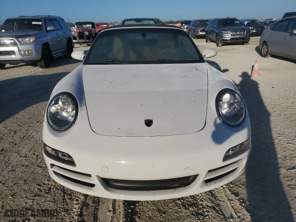 2007 Porsche 911 Carrera with VIN WP0CA29937S765208, listed as a Copart auction lot 77421894 with 43120 miles and Salvage Title. Bid and sale history available at carsss.com. Image 5.