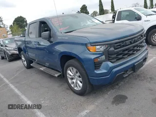 2024 Chevrolet Silverado 1500 Custom with VIN 3GCPDBEK7RG252751, listed as a IAAI auction lot 41429343 with 3,735 mi miles and . Bid and sale history available at DreamBid. Image 1.