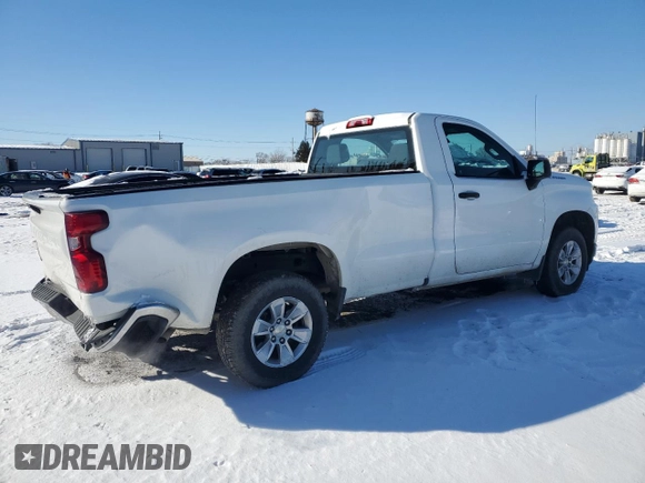 2019 Chevrolet Silverado 1500 Work Truck with VIN 3GCNWAEF5KG311798, listed as a Copart auction lot 44961625 with 61,728 mi miles and Salvage Title. Bid and sale history available at DreamBid. Image 3.