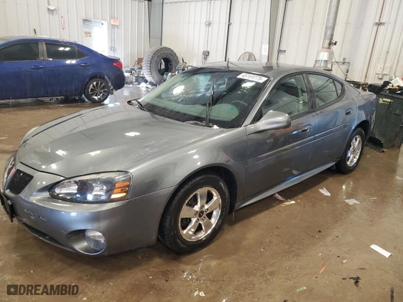 2005 Pontiac Grand Prix with VIN 2G2WP522051141345, listed as a Copart auction lot 45169275 with 90617 miles and Non Repairable. Bid and sale history available at carsss.com. Image 1.