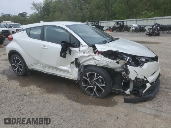 2018 Toyota C-HR XLE with VIN NMTKHMBX6JR060011, listed as a Copart auction lot 51620895 with 52,314 mi miles and Salvage Title. Bid and sale history available at carsss.com. Image 4.