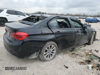 2018 BMW 3 Series 320i with VIN WBA8A9C5XJK622703, listed as a Copart auction lot 47660955 with 131,957 mi miles and Salvage Title. Bid and sale history available at carsss.com. Image 3.