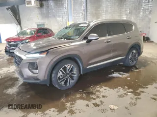 2019 Hyundai Santa Fe Limited z VIN 5NMS5CAA3KH045942, wystawiony jako Copart lot #85468554 z przebiegiem 83 247 mil mil oraz Szkoda całkowita • Salvage title. Historia ofert i sprzedaży dostępna na DreamBid. Obrazek 1.