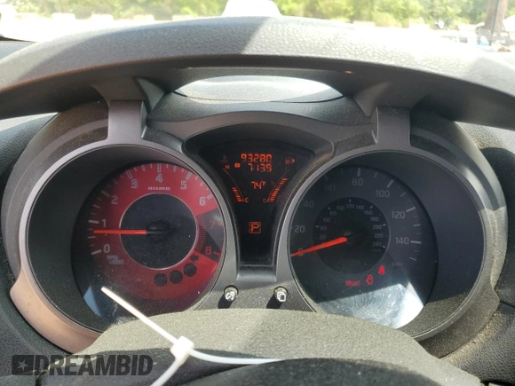 2015 Nissan Juke S with VIN JN8AF5MV4FT562114, listed as a Copart auction lot 53958235 with 93,280 mi miles and Salvage Title. Bid and sale history available at carsss.com. Image 9.