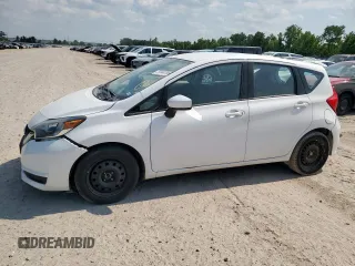2017 Nissan Note S Plus with VIN 3N1CE2CP0HL356825, listed as a Copart auction lot 59144785 with 117,068 mi miles and Clean title. Bid and sale history available at DreamBid. Image 1.