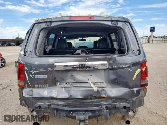 2013 Honda Pilot EX-L with VIN 5FNYF3H57DB027741, listed as a Copart auction lot 57719085 with 217,083 mi miles and Salvage title. Bid and sale history available at DreamBid. Image 6.