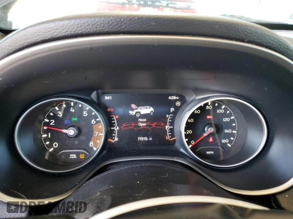 2021 Jeep Compass 80th Anniversary with VIN 3C4NJDEB6MT584434, listed as a Copart auction lot 63204775 with 77,210 mi miles and Salvage title. Bid and sale history available at DreamBid. Image 9.