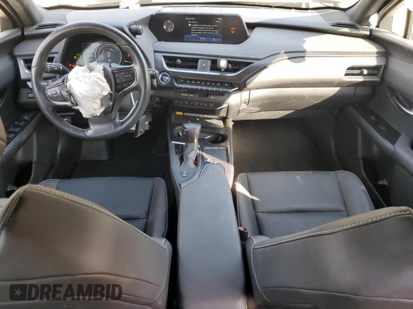 2021 Lexus UX with VIN JTHP9JBH7M2037908, listed as a Copart auction lot 48493995 with 52,066 mi miles and Salvage Title. Bid and sale history available at carsss.com. Image 8.