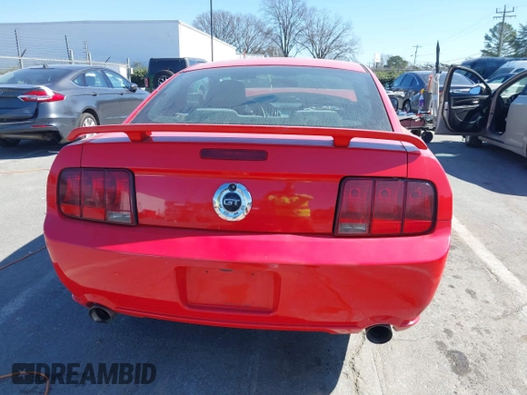 2007 Ford Mustang GT Deluxe with VIN 1ZVFT82H075202723, listed as a IAAI auction lot 41654473 with 148,362 mi miles. Bid and sale history available at carsss.com. Image 16.