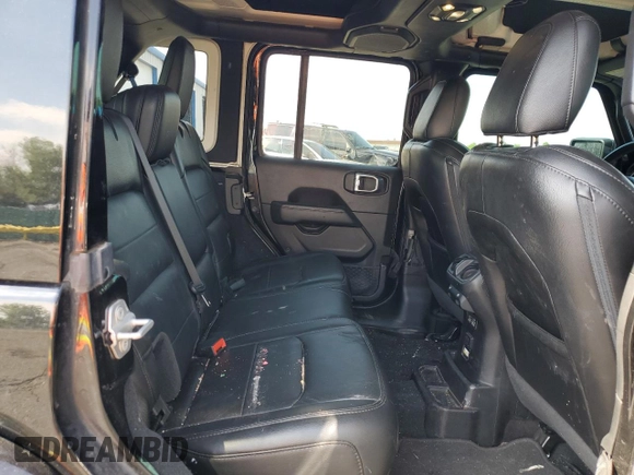 2020 Jeep Wrangler Unlimited Sahara with VIN 1C4HJXEG0LW301545, listed as a Copart auction lot 59279085 with 94,890 mi miles and Salvage title. Bid and sale history available at DreamBid. Image 10.
