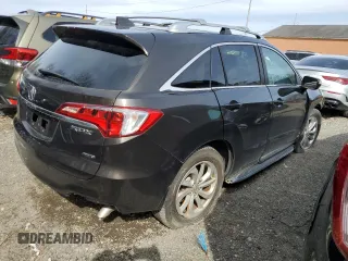 2016 Acura RDX Tech Pkg with VIN 5J8TB4H55GL001492, listed as a Copart auction lot 53953365 with 103,813 mi miles and Clean Title. Bid and sale history available at carsss.com. Image 3.