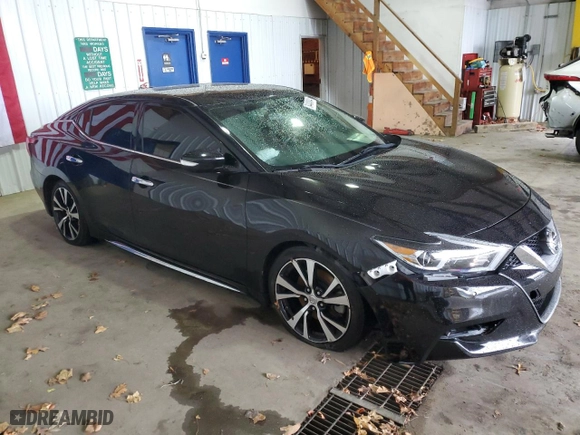 2017 Nissan Maxima SV with VIN 1N4AA6APXHC448794, listed as a Copart auction lot 84404944 with 112,228 mi miles and Salvage Title. Bid and sale history available at carsss.com. Image 4.