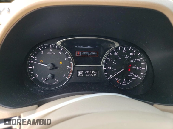 2013 Nissan Pathfinder SV with VIN 5N1AR2MM9DC624415, listed as a Copart auction lot 72439824 with 196,335 mi miles and Salvage Title. Bid and sale history available at carsss.com. Image 9.