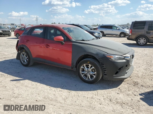 2017 Mazda CX-3 Sport with VIN JM1DKDB72H0148787, listed as a Copart auction lot 74124464 with 137,004 mi miles and Salvage Title. Bid and sale history available at carsss.com. Image 4.