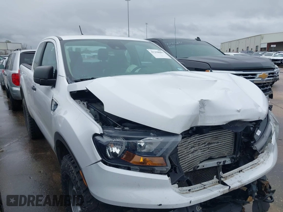 2020 Ford Ranger XL with VIN 1FTER1FH1LLA26768, listed as a IAAI auction lot 41258081 with 90,755 mi miles. Bid and sale history available at carsss.com. Image 1.