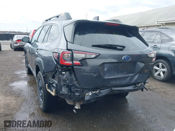2023 Subaru Outback Wilderness with VIN 4S4BTGUD9P3206122, listed as a IAAI auction lot 41693901 with 25,582 mi miles and . Bid and sale history available at DreamBid. Image 6.