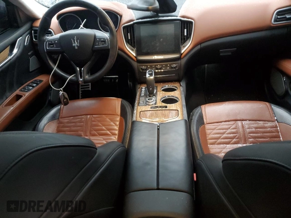 2019 Maserati Ghibli S Q4 GranLusso with VIN ZAM57YTL5K1324320, listed as a Copart auction lot 79184904 with 39,368 mi miles and Salvage Title. Bid and sale history available at carsss.com. Image 8.