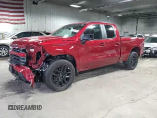 2024 Chevrolet Silverado 1500 with VIN 1GCRDEED2RZ401790, listed as a Copart auction lot 50150575 with 7,244 mi miles and Salvage Title. Bid and sale history available at DreamBid. Image 1.