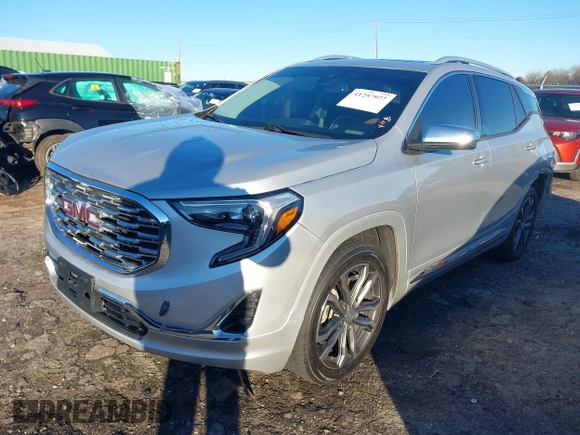 2019 GMC Terrain Denali with VIN 3GKALXEX0KL266963, listed as a IAAI auction lot 41257977 with 80,876 mi miles. Bid and sale history available at carsss.com. Image 17.