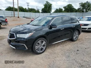 2017 Acura MDX Technology with VIN 5J8YD4H52HL004190, listed as a Copart auction lot 56677235 with 90,572 mi miles and Salvage title. Bid and sale history available at DreamBid. Image 1.
