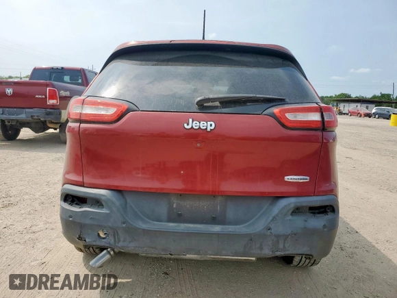 2017 Jeep Cherokee Latitude with VIN 1C4PJLCB5HW666869, listed as a Copart auction lot 57664235 with 34,501 mi miles and Salvage title. Bid and sale history available at DreamBid. Image 6.