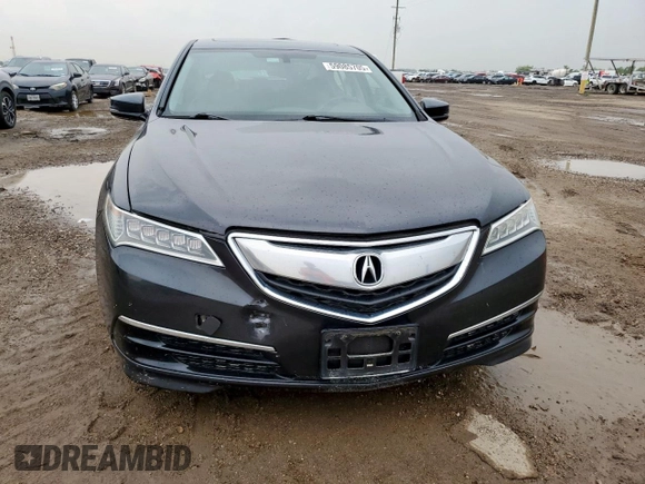 2015 Acura TLX V6 with VIN 19UUB2F32FA012244, listed as a Copart auction lot 59085705 with 110,331 mi miles and Salvage title. Bid and sale history available at DreamBid. Image 5.