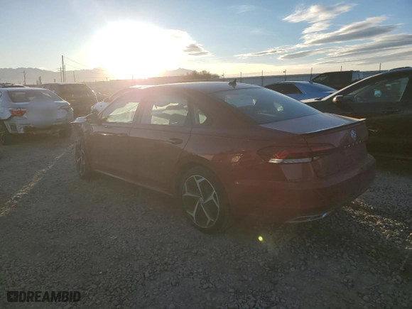 2020 Volkswagen Passat 2.0T R-Line with VIN 1VWMA7A39LC013846, listed as a Copart auction lot 81136504 with 90,752 mi miles and Salvage Title. Bid and sale history available at carsss.com. Image 2.