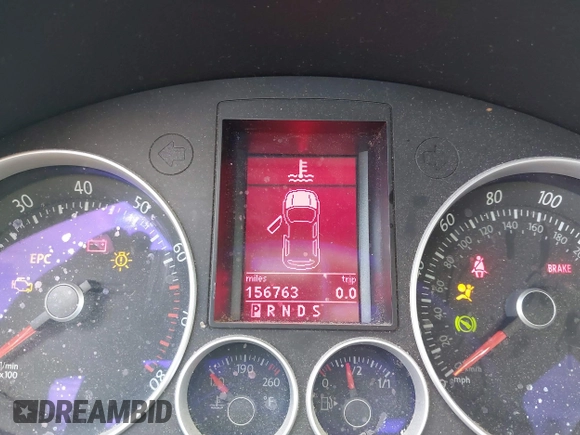 2009 Volkswagen GTI z VIN WVWFV71K49W137358, wystawiony jako IAAI lot #42156119 z przebiegiem 156 763 mil mil oraz . Historia ofert i sprzedaży dostępna na DreamBid. Obrazek 7.
