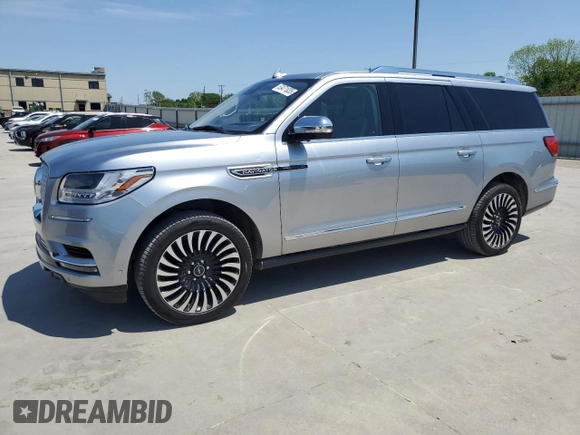 2020 Lincoln Navigator Black Label z VIN 5LMJJ3TT5LEL05146, wystawiony jako Copart lot #53471835 z przebiegiem 42 863 mil mil oraz Szkody całkowita. Historia ofert i sprzedaży dostępna na DreamBid. Obrazek 1.