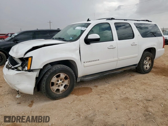 2008 Chevrolet Suburban 2LT with VIN 3GNFC16098G119713, listed as a Copart auction lot 62427785 with 278,656 mi miles and Clean title. Bid and sale history available at DreamBid. Image 1.