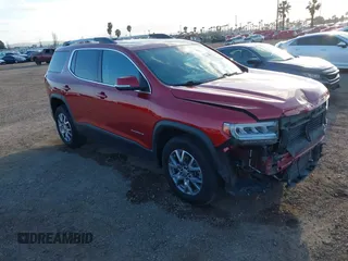2021 GMC Acadia SLT with VIN 1GKKNMLS5MZ175445, listed as a IAAI auction lot 41505727 with 50,385 mi miles and . Bid and sale history available at carsss.com. Image 1.