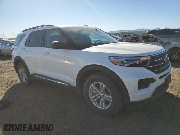 2023 Ford Explorer XLT with VIN 1FMSK7DH4PGC23778, listed as a Copart auction lot 44665345 with 79,783 mi miles and Salvage title. Bid and sale history available at DreamBid. Image 4.