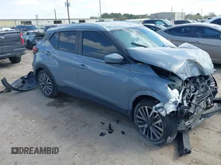 2024 Nissan Kicks SV with VIN 3N1CP5CV1RL529487, listed as a IAAI auction lot 41791708 with 19,416 mi miles. Bid and sale history available at carsss.com. Image 1.