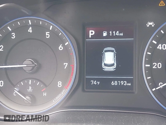 2019 Hyundai Kona SEL with VIN KM8K2CAA6KU347822, listed as a IAAI auction lot 42171732 with 68,193 mi miles and . Bid and sale history available at carsss.com. Image 7.