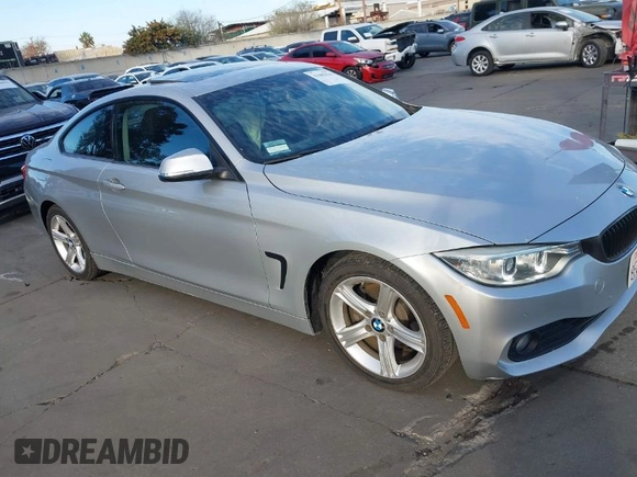 2015 BMW 4 Series 428i with VIN WBA3N7C52FK222743, listed as a IAAI auction lot 41602525 with 81,661 mi miles and . Bid and sale history available at DreamBid. Image 1.
