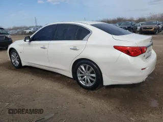 2016 Infiniti Q50 2.0t Premium with VIN JN1CV7AR8GM252752, listed as a Copart auction lot 53073845 with 143,706 mi miles and Salvage Title. Bid and sale history available at carsss.com. Image 2.