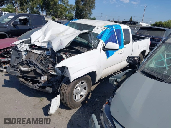 2019 Toyota Tacoma SR with VIN 5TFRX5GN9KX140351, listed as a IAAI auction lot 42593591 with 202,707 mi miles and . Bid and sale history available at DreamBid. Image 2.